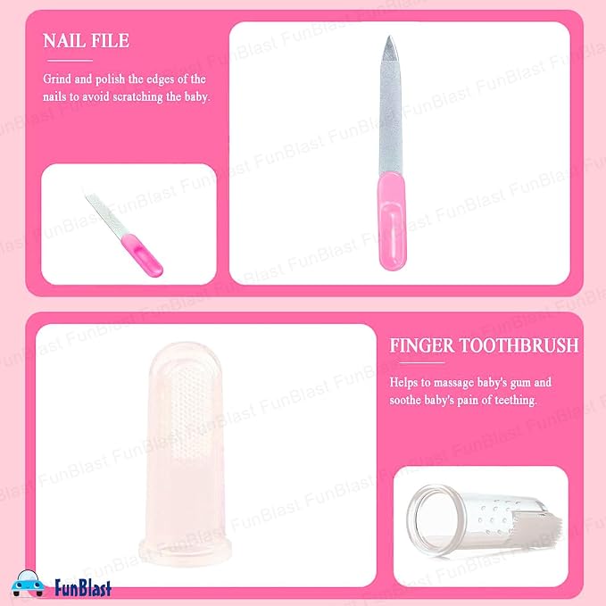 FunBlast Baby Grooming Kit – 10 Pieces