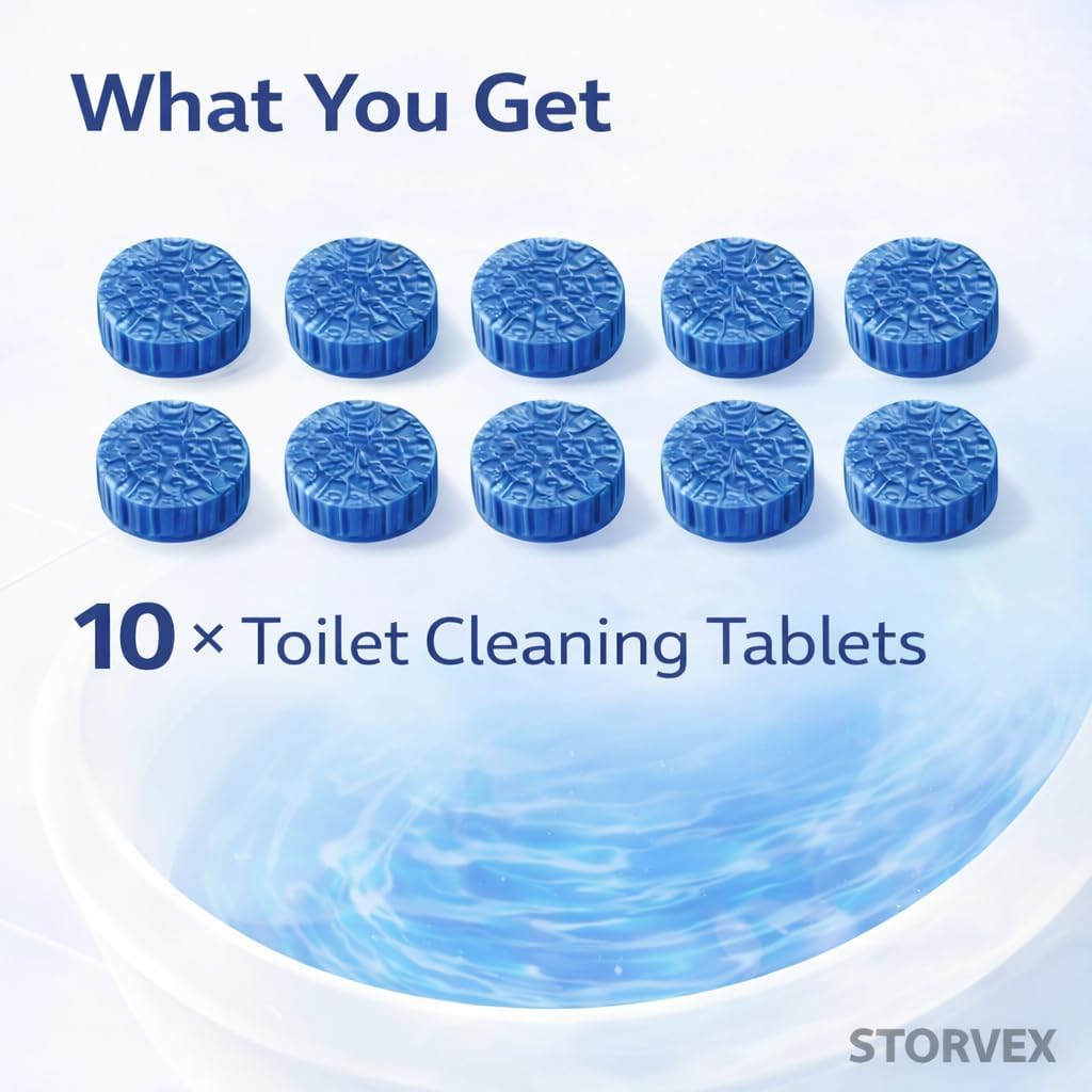 Flush Toilet Bowl Cleaner Tablets