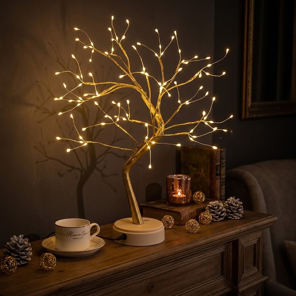 108 LED Magical Tree Lights — Warm Festive Glow for Home & Garden
